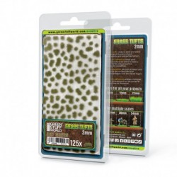 Touffes d'herbe - Tuft 2 mm - Vert Sec