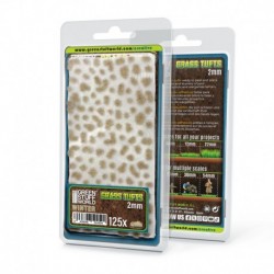 Touffes d'herbe - Tuft 2 mm - Blanc Hiver