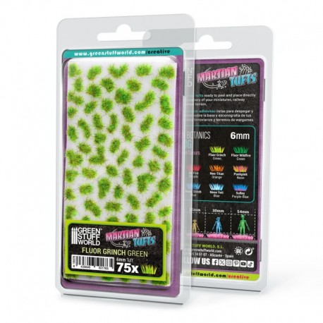 Touffes d'herbe martienne - FLUOR GRINCH GREEN