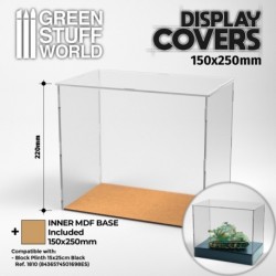 Vitrine ouverte 150x250mm (22cm de haut)