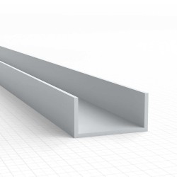 Plasticard PROFIL©?-U - 10x5mm