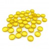 Gemmes en plastique 12mm - Jaune
