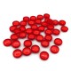 Gemmes en plastique 12mm - Rouge