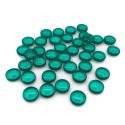 Gemmes en plastique 12mm - Turquoise