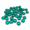 Gemmes en plastique 12mm - Turquoise