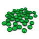 Gemmes en plastique 12mm - Vert