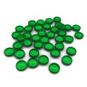 Gemmes en plastique 12mm - Vert