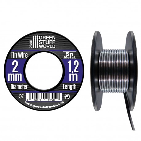 Rouleau d'étain de 2 mm