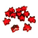 Meeples 16x16x8mm - Rouge
