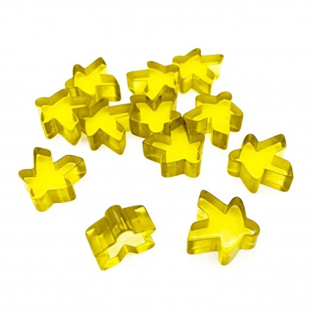 Meeples 16x16x8mm - Jaune
