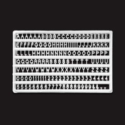 Lettres et nombres 2 mm