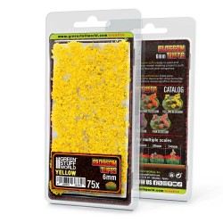 Touffes de Fleurs - 6mm - Tufts - Fleurs Jaunes