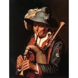 THE BAGPIPER 1/2 ronde bosse