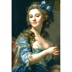 Marie-Gabrielle Capet Autoportrait FLAT 1/4 ronde bosse