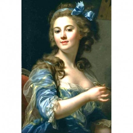 LA FILLE A LA FENETRE FLAT 1/2 ronde bosse