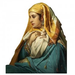 ORIENTALE SILHOUETTE 1/2 ronde bosse (pas de fond)