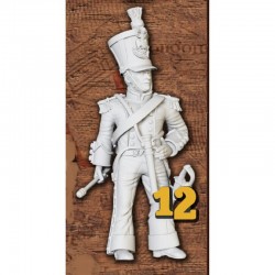 Artilleur à Cheval français 28mm n° 12