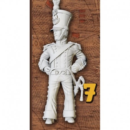 Artilleur à Cheval français 28mm n° 12