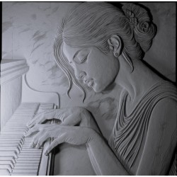 LA PIANISTE ( Version 10 cm )