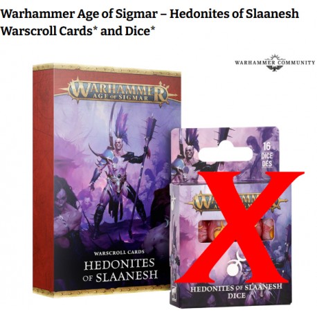 CARTES DE CHARTES: HEDONITES OF SLAANESH
