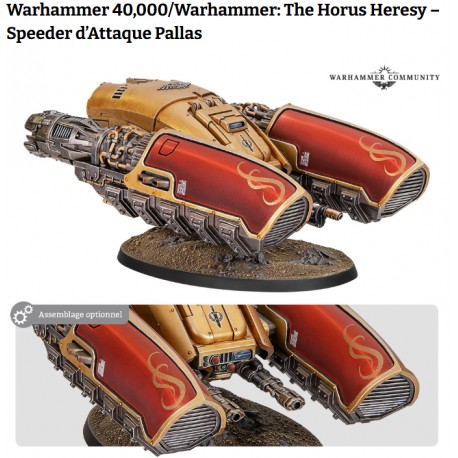 CUSTODES: SPEEDER D'ATTAQUE PALLAS